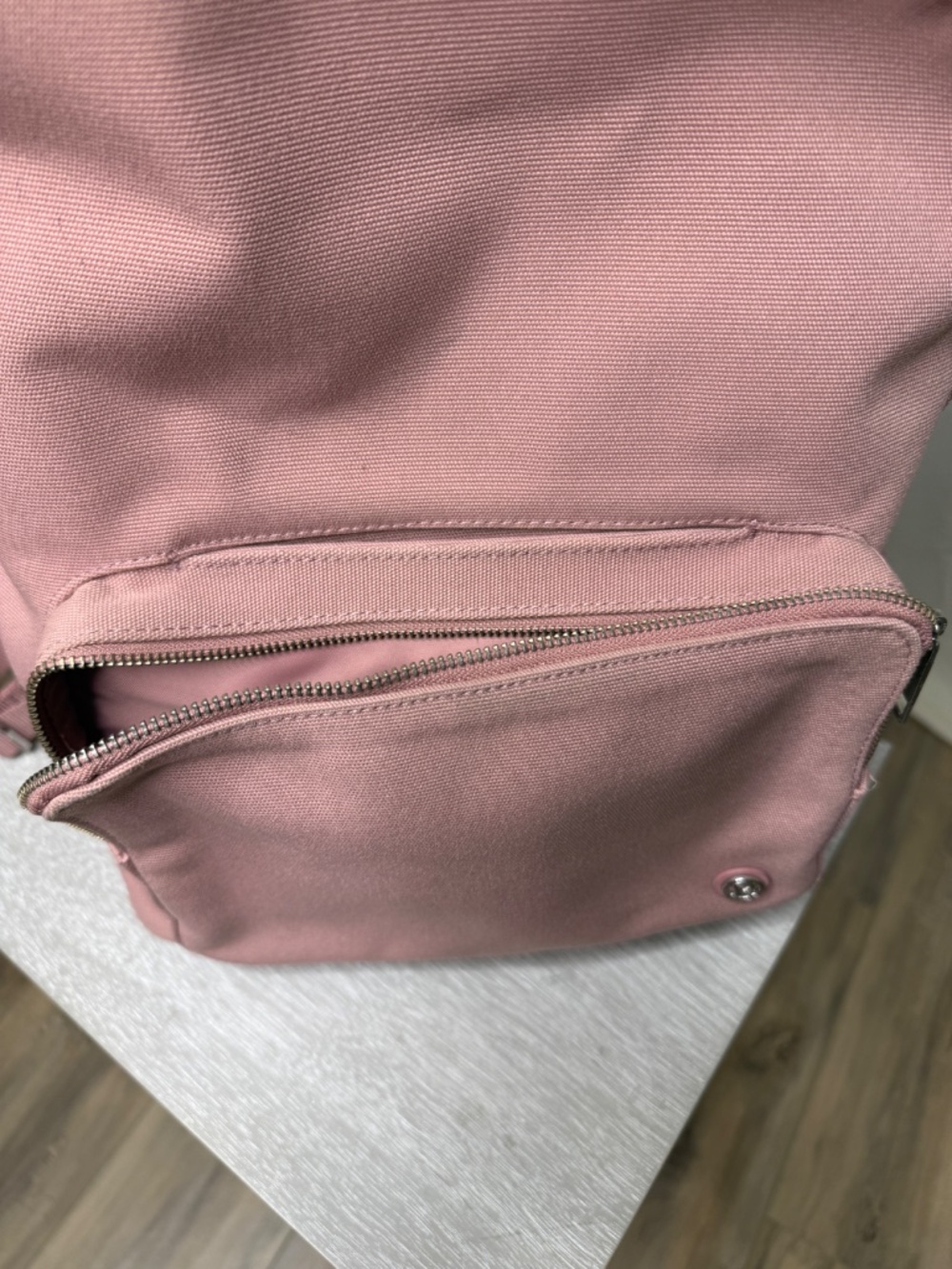 Pink Canvas Lululemon Backpack - Picture 6 of 9